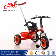 new arrival 10inch folding kids tricycle/cheap children tricycle EVA wheels UK market/baby tricycle from China with trailer